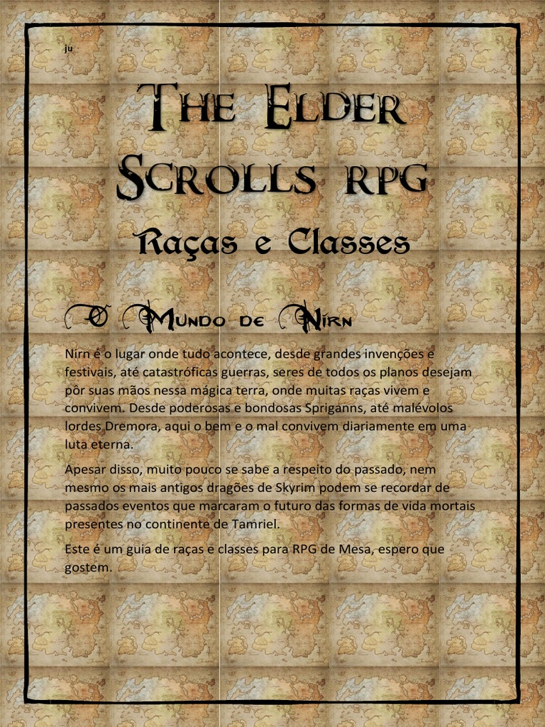 The Elder Scrolls RPG-2 | PDF | Elfos | Humano, image size:768x1024