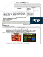 Sesion de Aprendizaje Caja Liro