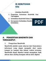 Analisis Kebutuhan Bandwidth