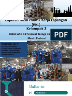 Presentasi PKL PTP Kelompok 2 Mesin Ekstrusi 8 Nov - 1 Des 2021