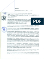 Decreto de Alcaldía #001-2019-MPT