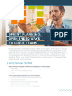 SA Document Sprint Planning Open Ended Ways To Guide Teams