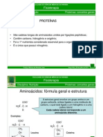 Proteínas - conceitos gerais