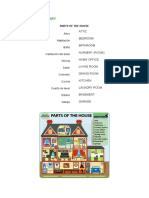 Partes y objetos de la casa en