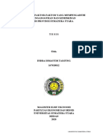 Analisis Faktor-Faktor Yang Mempengaruhi Pengangguran Dan Kemiskinan Di Provinsi Sumatera Utara