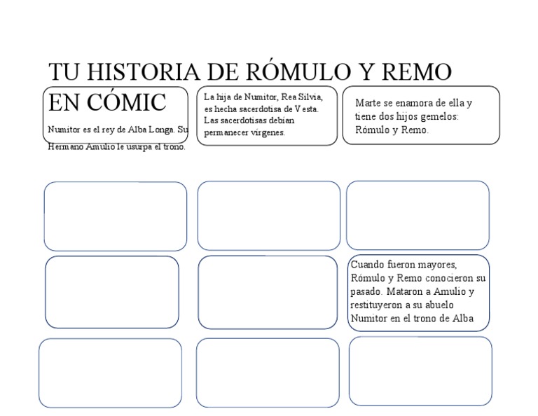 Rómulo y Remo: La Leyenda en Cómic | PDF