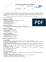 ROTEIRO DE RECUPERAÇÃO FINAL DE QUÍMICA - PDF Download Grátis