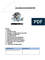 Manual de Calidad de Ecomaster