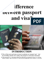 Difference Between Passport and Visa