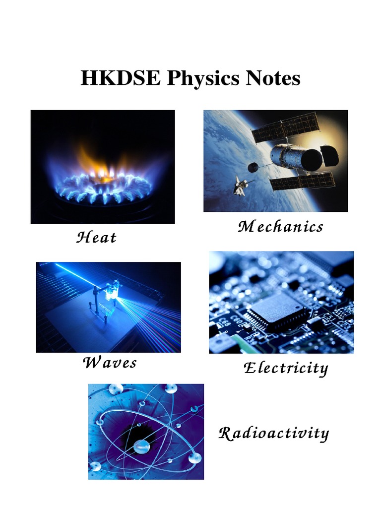 HKDSE Physics Notes Overview | PDF | Gases | Acceleration
