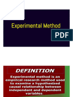 Experimental Method