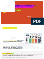 Social Cost Benefit Analysis, Commercial or National