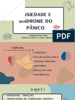 Ansiedade Sindrome do Pânico