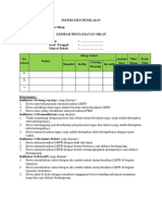 Kisi, Instrumen & Rubrik Aksi 1