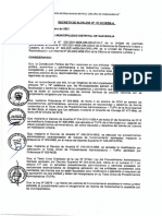 DA #002-2021-Aprobar La Incorporación de Doce (12) Procedimientos Administrativos Estandarizados en El TUPA de La Municipalidad de San Borja (Publicación en El Diario El Peruano)