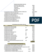 Expense Ledger 2018-2020