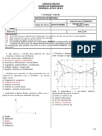 UNIDADE BELÉM CURSO DE ENGENHARIA PERÍODO LETIVO 2019.1 1a Avaliação - Gabarito