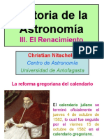 Historia de La Astronomia Renacimiento