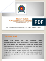 Materi Probabilitas Dan Statistik Pertemuan 6
