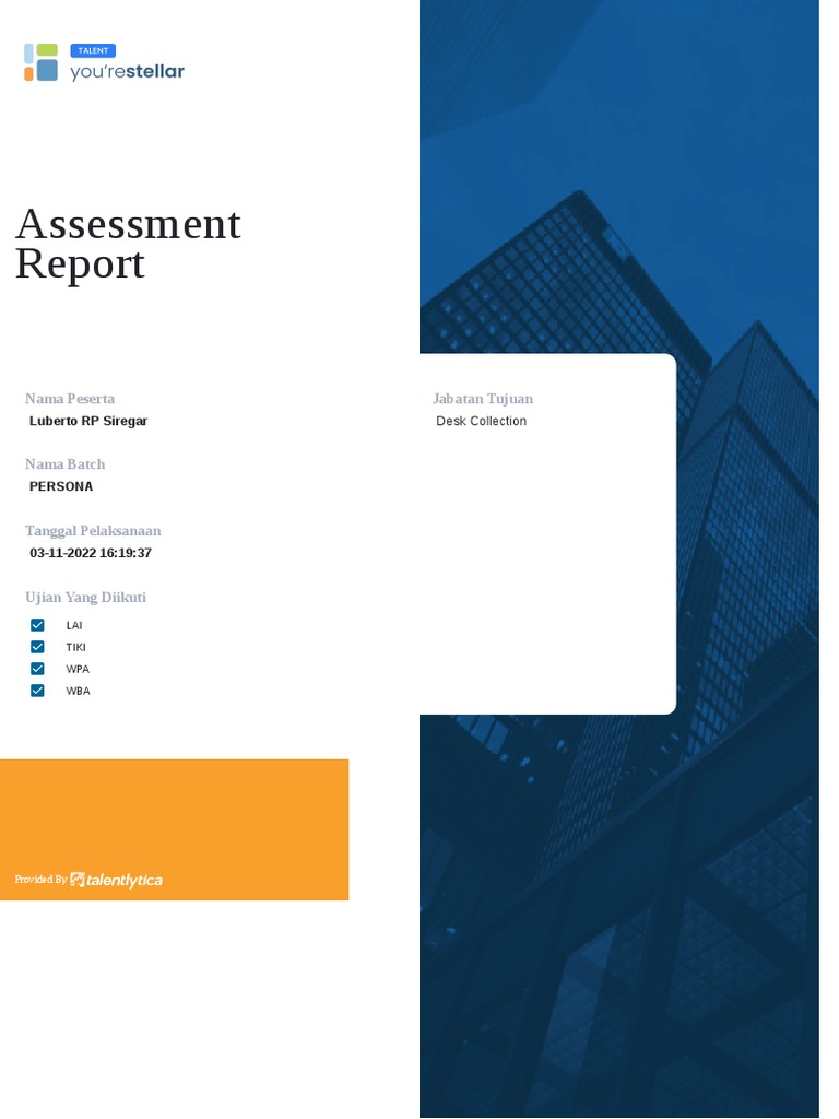 Report Full Persona 2964 Luberto Rp Siregar Pdf