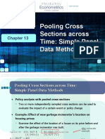 CH - 13 - Pooling Cross Sections Across Time Simple Panel Data Methods