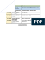 Horario Tambo