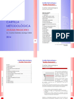 Cartilla Metodológica ANALISIS FINANCIERO