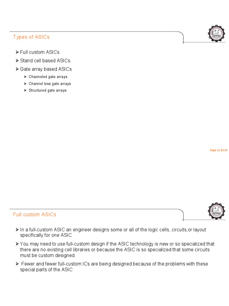 different types of asics