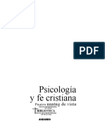 Psicologia y Fe Cristiana Pnatrn Nnntng