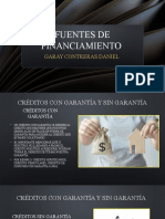 Fuentes de Financiamiento Daniel