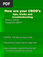 BOD5/CBOD5 Procedure Checklist | PDF