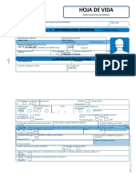 Formato Hoja de Vida Minerva 1003