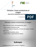 Subrayar y Hacer Anotaciones Al Margen - 2022