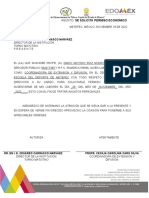 Permiso económico para ausentarse de labores