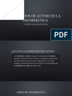 Derechos de Autor en La Informática