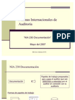 NIA 230 - Documentación