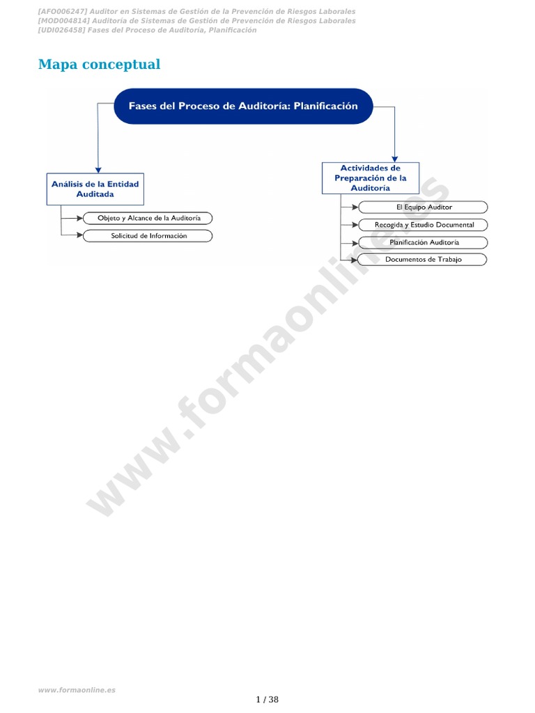 Fases Del Proceso de Auditoría, Planificación | PDF