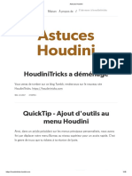 Astuces Houdini