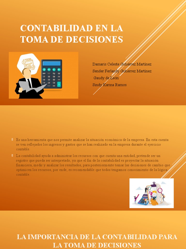 Contabilidad en La Toma de Decisiones | Descargar gratis PDF ...