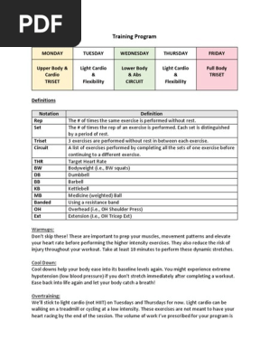 training program
