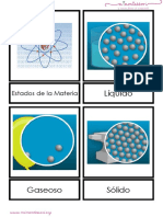 Estados de La Materia Letra Imprenta