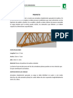 ESPECIFICACIONES DEL PROYECTO DE ARMADURAS