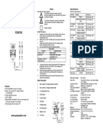 PYLE PDMT05 - Testeur Numerique Manuals