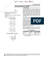 Lmx19 High Speed Dual Comparator: 1 Features 2 Description