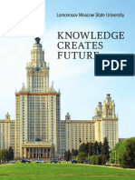 Knowledge Creates Future: Lomonosov Moscow State University