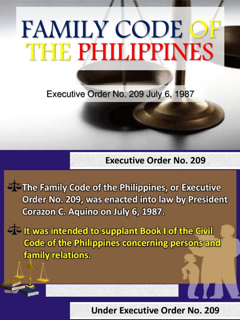 Family Code of The Philippines Title 5 8 | PDF