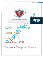 CBSE Project File