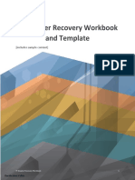 IT Disaster Recovery Workbook Template