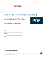 Formato de Resolución Problema Video