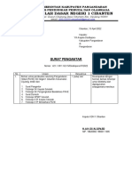 Surat Pengantar Pembuatan Rekening Pahe - SDN 1 Cibanten